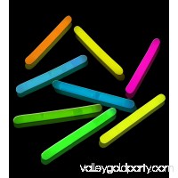 Lumistick 2" Glow Sticks, Assorted Colors, 100 ct   